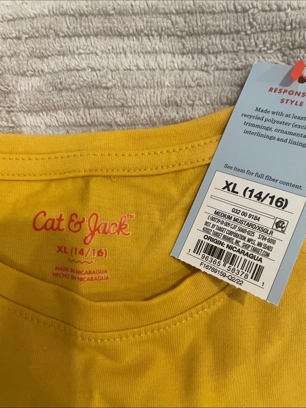 Cat & Jack Mustard Yellow 